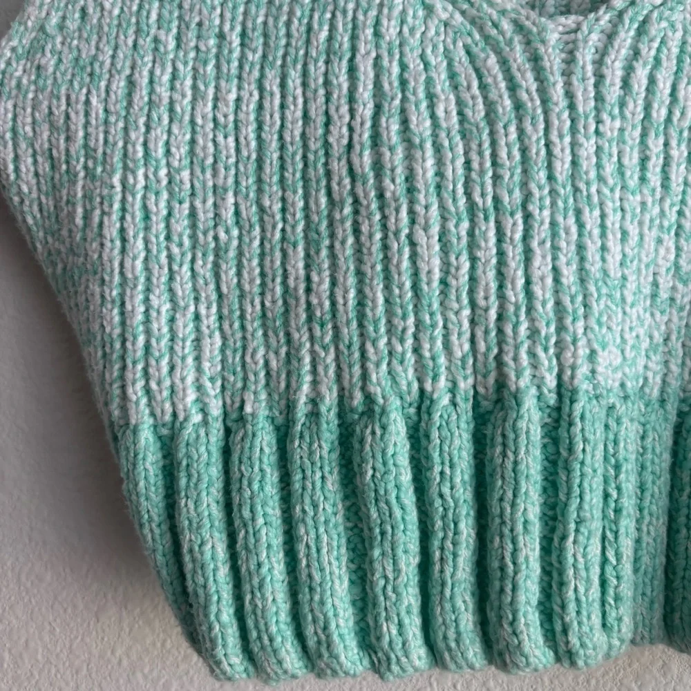Free People Intimately Here All Day Mint Green Knit Brami Pastel Knit Size Med